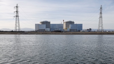 Nuclear complex in Fessenheim.