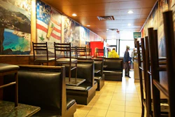 Empty Restaurant Virus Ap