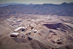 Undated photo of the Mountain Pass Mine, San Bernardino County, Calif.