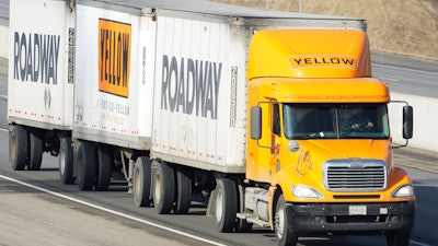 Yellow Freight/Roadway Express truck.