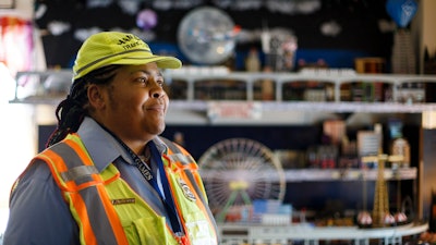 Patrice Jetter, a furloughed school crossing guard.