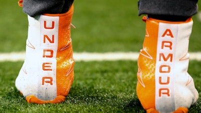 Under Armour cleats.
