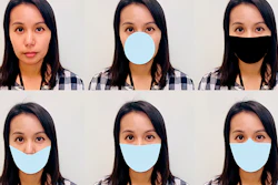 Digitally applied mask shapes to photos