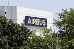 Airbus Group logo in Toulouse, France, July 9, 2020.