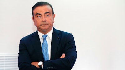 Former Nissan chair, Carlos Ghosn.