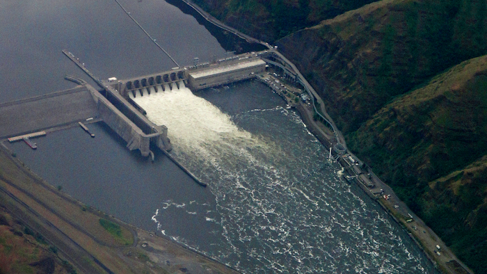 The Lower Granite Dam near Colfax, Wash., May 15, 2019.