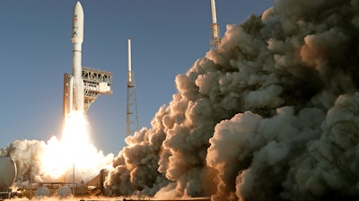 A United Launch Alliance Atlas V rocket lifts off from pad 41 at the Cape Canaveral Air Force Station, July 30, 2020, Cape Canaveral, Fla.