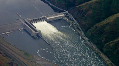 The Lower Granite Dam near Colfax, Wash., May 15, 2019.