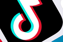 The TikTok icon in New York, Feb. 25, 2020.