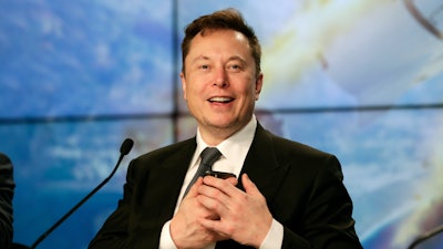 Elon Musk founder, CEO, and chief engineer/designer of SpaceX.