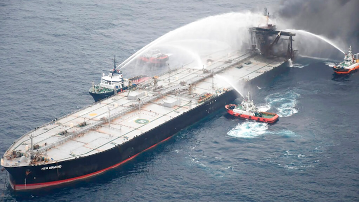 Salvagers Woking To Repair Leak On Oil Tanker Off Sri Lanka Manufacturing Net