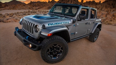 The 2021 Jeep Wrangler Rubicon 4xe.