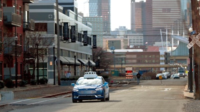 One of the test vehicles from Argo AI, Ford's autonomous vehicle unit.