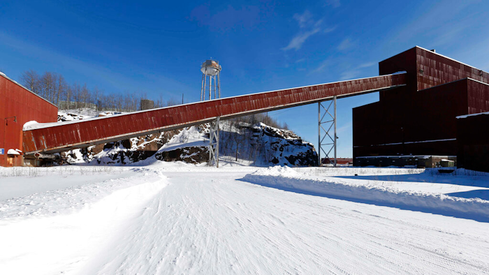 Former iron ore processing plant near Hoyt Lakes, Minn.
