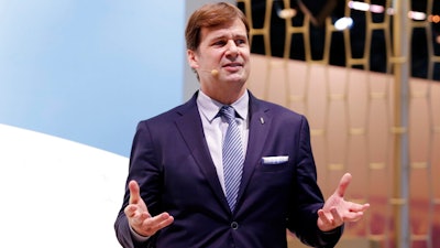 Jim Farley, Jr. during New York International Auto Show.