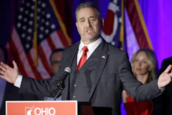 Ohio Attorney General Dave Yost speaks at a Ohio Republican Party event in Columbus, Nov. 6, 2018.