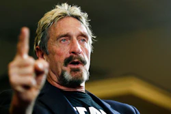 Internet security pioneer John McAfee.