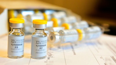 A single-dose COVID-19 vaccine being developed by the Johnson & Johnson.
