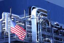 Factory With Flag
