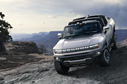 The 2022 GMC Hummer EV.
