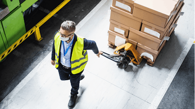 Top View Of Man Worker With Protective Mask Working In Industrial Factory Or Warehouse 1238008812 8256x5168 (1)