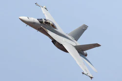 The F/A-18 Super Hornet.