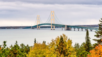 Mackinac Bridge from St. Ignace, Mich.