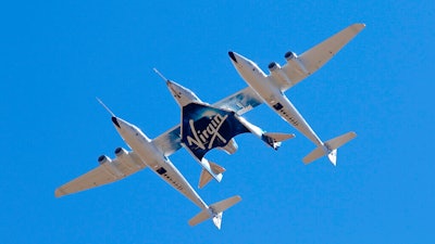 Virgin Galactic's VSS Unity departs Mojave Air & Space Port in Mojave, Calif.