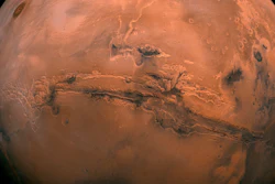 This image made available by NASA shows the planet Mars. This composite photo was created from over 100 images of Mars taken by Viking Orbiters in the 1970s. NASA is underestimating the amount of time and money it will take to bring Mars rocks back to Earth in the coming decade, an independent panel said Tuesday, Nov. 10, 2020.