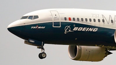 A Boeing 737 Max jet.