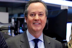 S&P Global CEO Douglas Peterson on the floor of the New York Stock Exchange, April 28, 2016.