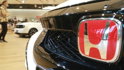 Honda showroom in Tokyo, Nov. 2, 2020.