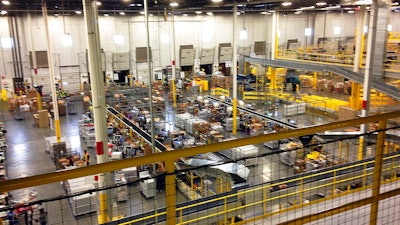 Amazon's distribution center in Tracy, Calif.