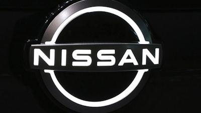 New Nissan Motor Co. logo is displayed at the global headquarters of Nissan Motor Co.,. in Yokohama near Tokyo, Wednesday, July 22, 2020. Nissan says it will no longer support the Trump administration in its legal fight to end California’s ability to set its own auto-pollution and gas-mileage standards. The announcement Friday, Dec. 4, is another sign that a coalition of automakers backing the outgoing administration is fracturing.
