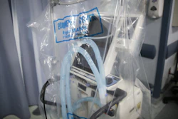 A ventilator at St. Joseph's Hospital in Yonkers, N.Y., April 20, 2020.