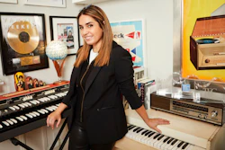 Mastering engineer Emily Lazar poses for a portrait in New York, Dec. 28, 2020.