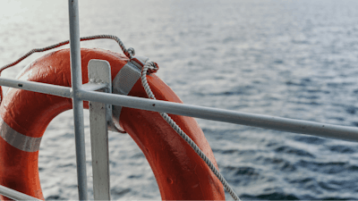 Buoy On Ship