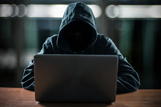Hacker In Front Of His Computer 583818378 2142x1404