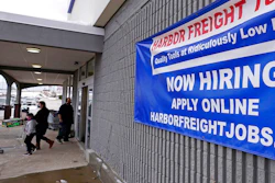 In this Dec. 10, 2020, file photo, a 'Now Hiring' sign hangs on the front wall of a Harbor Freight Tools store in Manchester, N.H. The latest figures for jobless claims, issued Thursday, Jan. 14, 2021 by the Labor Department, remain at levels never seen until the virus struck.