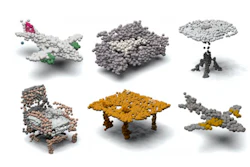 Examples of 3D point clouds synthesized by the PCGAN.