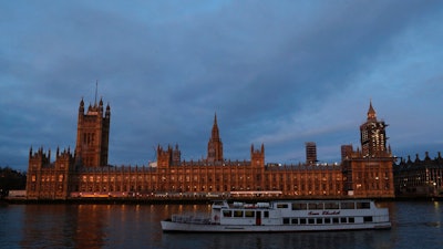 The Palace of Westminster, London, Jan. 18, 2021.