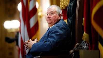 State Rep. Larry Householder during a legislative session, Columbus, Oct. 30, 2019.