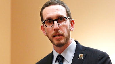 State Sen. Scott Wiener, D-San Francisco, at a news conference in Sacramento, Jan. 21, 2020.