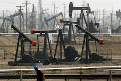 In this file photo, pumpjacks are seen operating in Bakersfield, California.
