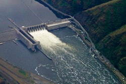 In this May 15, 2019, file photo, the Lower Granite Dam on the Snake River is seen from the air near Colfax, Wash. A Republican congressman has proposed removing four hydroelectric dams in the Northwest, including the Lower Granite Dam, as part of a sweeping plan to save salmon populations and provide aid to farmers and others.