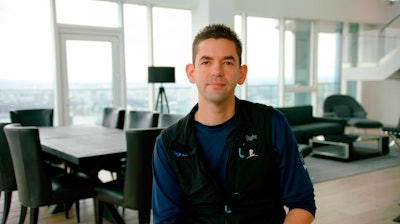 In this undated image provided St. Jude Children's Research Hospital, Jared Isaacman pauses while speaking about his enthusiasm for St. Jude Children’s Research Hospital and his spaceflight called Inspiration4, in Memphis, Tenn. Isaacman, a billionaire who made a fortune in tech and fighter jets is buying an entire SpaceX flight and plans to take three people with him to circle the globe this year. Isaacman announced Monday, Feb. 1, 2021, that he aims to use the trip to raise more than $200 million for St. Jude.