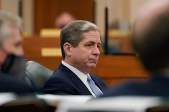 Kirk Morgan, Vistra chief executive officer, answers questions for the Committees on State Affairs and Energy Resources.
