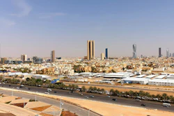 Riyadh skyline.