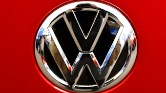 This Feb. 14, 2019, file photo, shows the Volkswagen logo on an automobile at the 2019 Pittsburgh International Auto Show in Pittsburgh. The U.S. government&rsquo;s road safety agency has opened two investigations into problems with Volkswagen vehicles, including one that alleges serious gasoline leaks under the hood. Details of the probes covering nearly 215,000 vehicles were posted Friday, April 2, 2021, on the National Highway Traffic Safety Administration website.