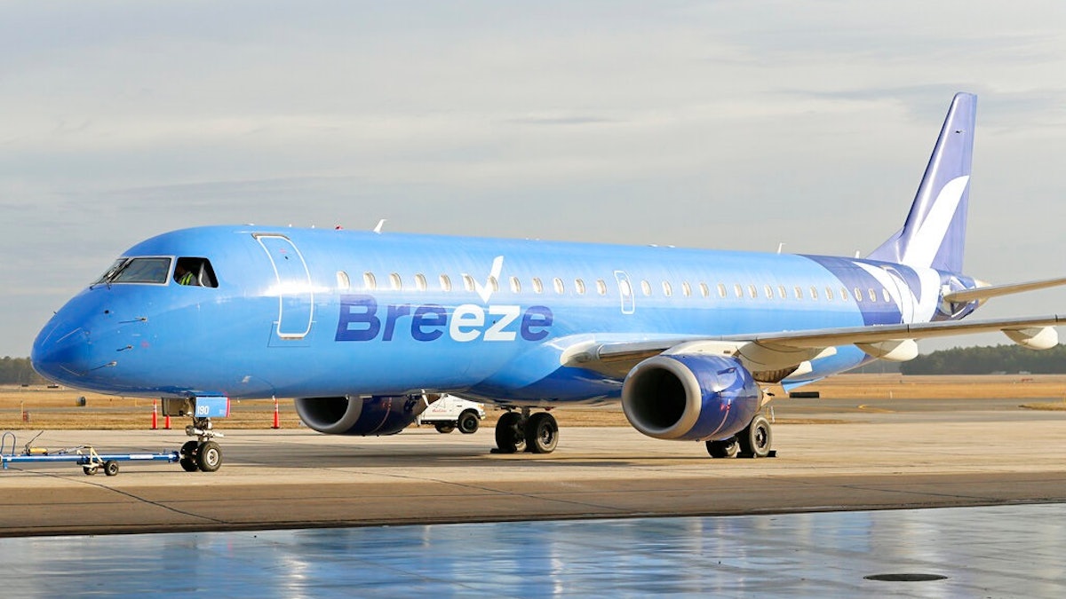 Breeze Airways is coming to Ogden, UT